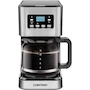 Miniatura de Chefman RJ14-12 Cafetera Programable de Goteo 12 Tazas Negro/Plata Acero Inoxidable con Jarra de Vidrio y Filtro Reutilizable