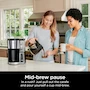 Miniatura de Ninja CE251 Cafetera Programable de 12 Tazas con Jarra de Vidrio, Placa Caliente Ajustable, Negro y Acero Inoxidable