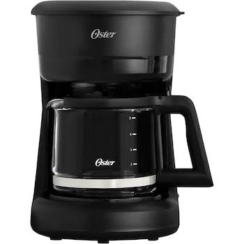 Imagen de referencia para Oster Cafetera de Goteo 5 Tazas con Filtro Reutilizable Permanente, Función Pausa y Servir, Indicador Luminoso, Ventanilla de Nivel de Agua, Jarra de Vidrio con Medidas, Color Negro, Modelo BVSTDCS51B