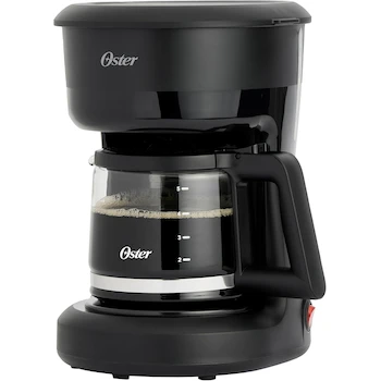 Imagen 4 de Oster Cafetera de Goteo 5 Tazas con Filtro Reutilizable Permanente, Función Pausa y Servir, Indicador Luminoso, Ventanilla de Nivel de Agua, Jarra de Vidrio con Medidas, Color Negro, Modelo BVSTDCS51B