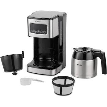 Imagen 5 de Oster Cafetera de Goteo Programable BVSTDCSC4404 8 Tazas Roja con Panel Táctil y Jarra de Vidrio