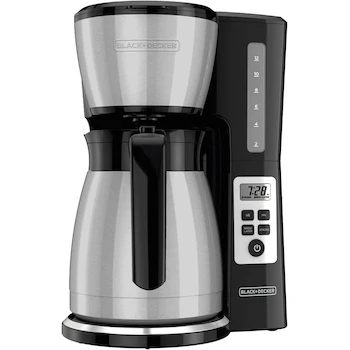 Imagen de referencia para Black+Decker CM2046S-LA Cafetera Digital Programable 12 Tazas con Jarra Térmica de Acero Inoxidable