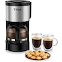 Miniatura de T-fal Heliora Petit CM321DMX Cafetera de Goteo 6 Tazas con Filtro Permanente de Acero Inoxidable y Sistema Antigoteo