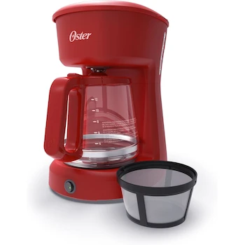 Imagen 4 de Oster Cafetera de Goteo Programable 12 Tazas Roja BVSTDCP12R-057