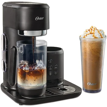 Imagen de referencia para Oster BVSTDC03B Cafetera para Espresso y Frappé con Licuadora 3 en 1 Negra