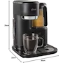 Miniatura de Oster BVSTDC03B Cafetera para Espresso y Frappé con Licuadora 3 en 1 Negra