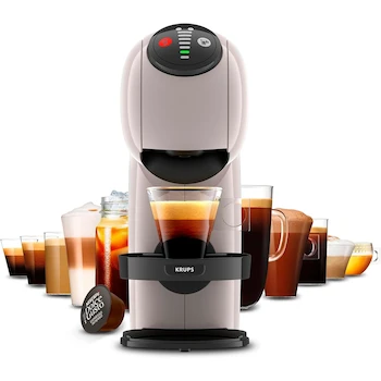 Imagen de referencia para Krups Genio S Taupé Cafetera Multibebidas de Cápsulas Nescafé Dolce Gusto KP240AX0