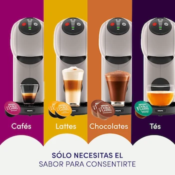 Imagen 5 de Krups Genio S Taupé Cafetera Multibebidas de Cápsulas Nescafé Dolce Gusto KP240AX0