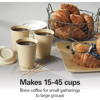 Imagen 2 de Hamilton Beach 40519 Urna Cafetera Eléctrica de 45 Tazas Acero Inoxidable