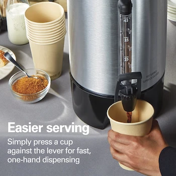 Imagen 4 de Hamilton Beach 40519 Urna Cafetera Eléctrica de 45 Tazas Acero Inoxidable
