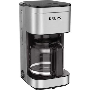 Imagen de referencia para KRUPS Simply Brew Family KM203D50 Cafetera de Goteo 10 Tazas Acero Inoxidable con Filtro Permanente y Cuchara Dosificadora 900W