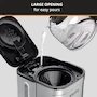 Miniatura de KRUPS Simply Brew Family KM203D50 Cafetera de Goteo 10 Tazas Acero Inoxidable con Filtro Permanente y Cuchara Dosificadora 900W