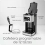 Miniatura de Chefman Cafetera de Goteo Programable 12 Tazas RJ14-SPG Acero Inoxidable con Jarra de Vidrio y Filtro Reutilizable