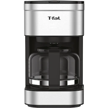 Imagen 1 de T-fal Elegance CM223DMX Cafetera de Goteo 7 Tazas con Jarra de Vidrio, Filtro Permanente Lavable y Sistema Antigoteo