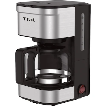 Imagen 5 de T-fal Elegance CM223DMX Cafetera de Goteo 7 Tazas con Jarra de Vidrio, Filtro Permanente Lavable y Sistema Antigoteo
