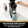 Miniatura de Ninja PB051 Pods & Grounds Specialty Cafetera de Una Sola Servidor, Compatible con K-Cups, Espumador de Leche Integrado, Tamaños 6 oz a 24 oz, Negro