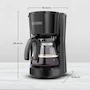 Miniatura de Black+Decker CM0701B Cafetera Eléctrica de Goteo 5 Tazas con Filtro Permanente Negra