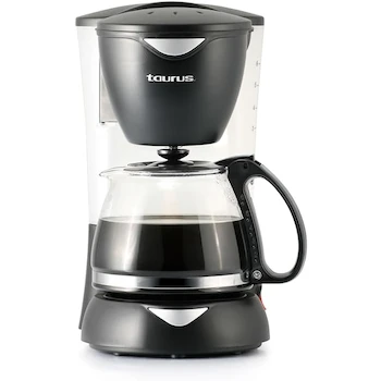 Imagen de referencia para Taurus Coffee Max 6 Cafetera de Goteo 6 Tazas 800 ml con Filtro Permanente y Jarra de Vidrio