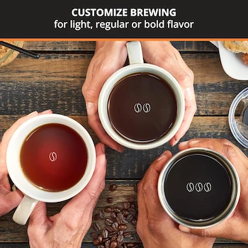 Imagen 2 de KRUPS Simply Brew KM205D50 Cafetera de Goteo 10 Tazas Acero Inoxidable con Jarra de Vidrio, Filtro Permanente Lavable, Sistema Antigoteo, Función Mantener Caliente e Incluye Cuchara Dosificadora