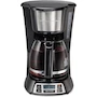 Miniatura de Hamilton Beach Cafetera Programable 49630, 12 Tazas, con Jarra de Vidrio, Frontal Digital, Negro/Plateado