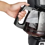 Miniatura de Hamilton Beach Cafetera Programable 49630, 12 Tazas, con Jarra de Vidrio, Frontal Digital, Negro/Plateado