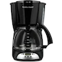 Miniatura de Hamilton Beach Cafetera Programable de 12 Tazas con Jarra de Vidrio, Negro y Plateado, Modelo 49465R