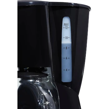 Imagen 5 de Hamilton Beach Cafetera Programable de 12 Tazas con Jarra de Vidrio, Negro y Plateado, Modelo 49465R