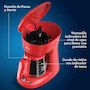 Miniatura de Oster Cafetera Programable de 12 Tazas Roja con Reloj Digital y Sistema Antigotero BVSTDCP12R-013