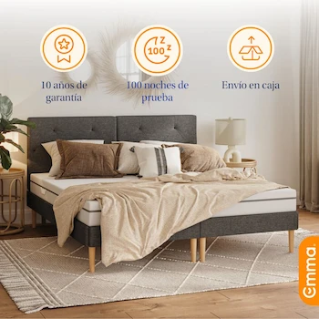 Imagen 5 de Emma Colchón Matrimonial Comfort Memory Foam 135x190 cm con Tecnología Cut-Outs y Tecnología Alemana