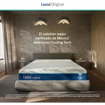 Imagen 3 de Luuna Colchón Original Queen Size Suave Memory Foam Cooling Tech Hecho en México