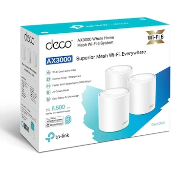 Imagen 2 de TP-Link Deco X50 (3-Pack) Sistema WiFi 6 Mesh AX3000 Blanco