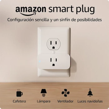 Imagen de referencia para Amazon Smart Plug Enchufe Inteligente WiFi Blanco Modelo C2YY37 Funciona con Alexa