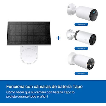Imagen 4 de TP-Link Tapo A201 Panel Solar 2.5W para Cámaras de Seguridad Exteriores con Batería Tapo C420 C400 C410 C402