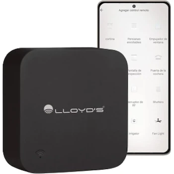 Imagen de referencia para Lloyd's Mando Universal Inteligente IR+RF Negro Modelo AKDOeW3R