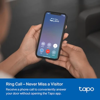 Imagen 5 de Tapo D210 Timbre Inteligente de Video Inalámbrico con Batería 2K