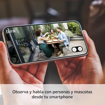 Imagen 4 de Blink Outdoor 4 (4ª Generación, Modelo 2023) - Cámara de Seguridad Inalámbrica HD para Exterior con Visión Nocturna Infrarroja, Detección de Movimiento, Audio Bidireccional, Sistema de 1 Cámara, Color Negro