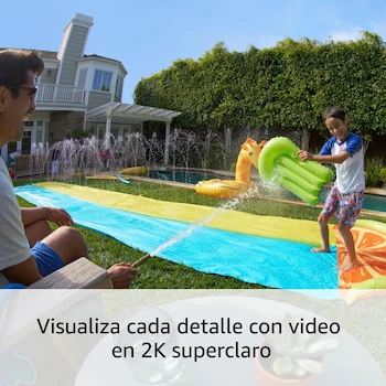 Imagen 3 de Ring Stick Up Cam Plus Cámara Inalámbrica para Exteriores 2K HDR Blanca