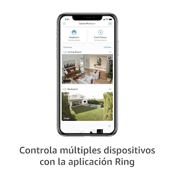 Imagen 5 de Ring Stick Up Cam Battery (3ra Generación) Cámara de Seguridad para Exteriores con Batería Recargable Blanca
