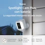 Miniatura de Ring Spotlight Cam Plus Battery - Cámara de Seguridad Inalámbrica con Batería Recargable, Luces LED de Enfoque, Color Blanco