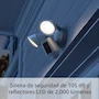 Miniatura de Ring Floodlight Cam Wired Plus Cámara con Reflectores Cableada Video 1080p HD Blanco