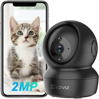 Imagen de referencia para EZVIZ C6N Black Cámara de Vigilancia WiFi Interior 1080p Domo PTZ 360° Visión Nocturna Negro