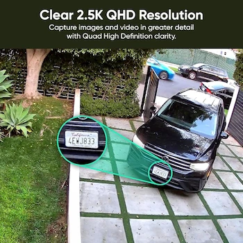 Imagen 3 de Wyze Cam v4 Cámara de Seguridad Inteligente 2.5K QHD Wi-Fi para Interior y Exterior con Foco y Sirena