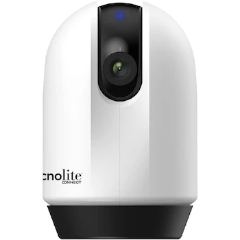 Imagen alusiva al producto Tecnolite Connect Cámara de Monitoreo Inteligente 360° WiFi para Interiores Full HD Modelo AKDOeW3R Blanco con Altavoz y Micrófono