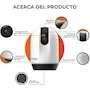Miniatura de Tecnolite Connect Cámara de Monitoreo Inteligente 360° WiFi para Interiores Full HD Modelo AKDOeW3R Blanco con Altavoz y Micrófono