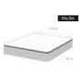 Miniatura de Colchón América Sweet King Size Matrimonial Ortopédico con Euro Pillow