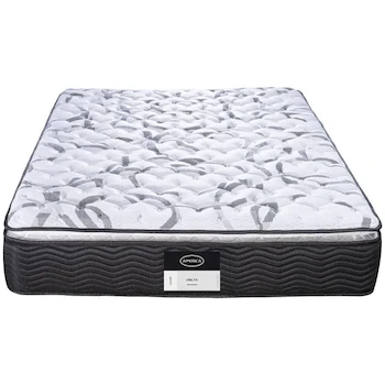 Imagen 2 de Colchón Matrimonial América Delta Ortópédico con Euro Pillow Top Gris con Azul