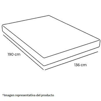 Imagen 5 de Colchón Matrimonial Spring Air Kodiak Ortho-Pedic Resort