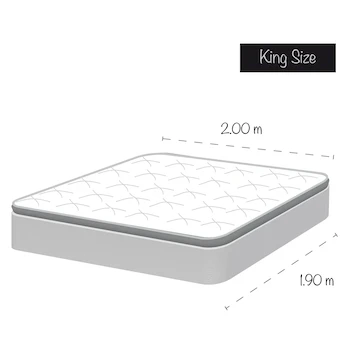 Imagen 2 de Colchón Ortopédico King Size América London