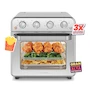 Miniatura de Chefman Combo Horno Tostador Freidora de Aire 7 en 1, 18 Litros, Modelo RJ50-SS-M18, Acero Inoxidable