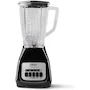 Miniatura de Licuadora Oster BLSTKAP-BPB Negra de 2 Velocidades con Función Pulso, Vaso Plástico 1.25 L y Cuchilla Trituradora de Hielo